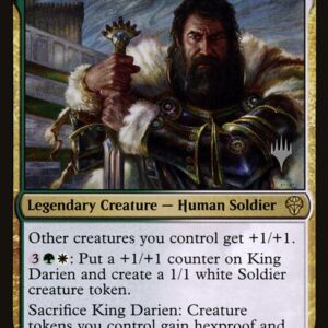 Dominaria United Promos - 204p - King Darien XLVIII - Rare - WG - Non-foil - Promo (Front)