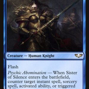 Warhammer 40,000 Commander - 26 - Sister of Silence - Rare - U - Non-foil (Front)