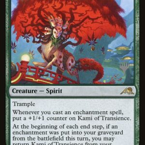 Kamigawa: Neon Dynasty Promos - 197p - Kami of Transience - Rare - G - Non-foil - Promo (Front)