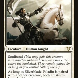 Avacyn Restored - 36 - Silverblade Paladin - Rare - W - Non-foil (Front)