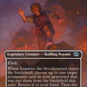 The Lord of the Rings: Tales of Middle-earth - 449 - Samwise the Stouthearted - Uncommon - W - Foil - Promo (Front)