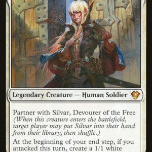 Commander 2020 - 1 - Trynn, Champion of Freedom - Mythic - W - Foil (Front)