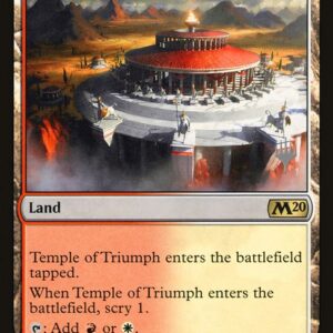 Core Set 2020 Promos - 257p - Temple of Triumph - Rare - C - Foil - Promo (Front)