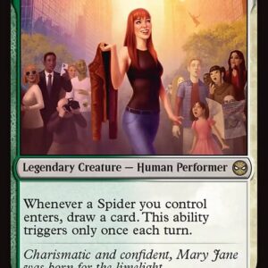 Marvel's Spider-Man - 134 - Mary Jane Watson - Rare - WG - Non-foil (Front)