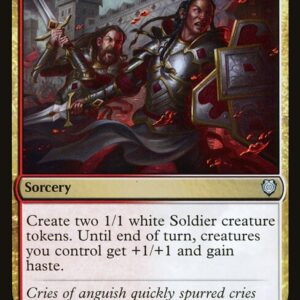 Phyrexia: All Will Be One Commander - 118 - Heroic Reinforcements - Uncommon - WR - Non-foil (Front)