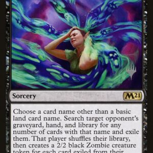 Core Set 2021 Promos - 116p - Necromentia - Rare - B - Non-foil - Promo (Front)