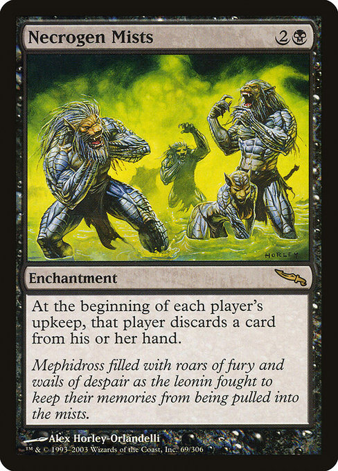 Mirrodin - 69 - Necrogen Mists - Rare - B - Non-foil (Front)