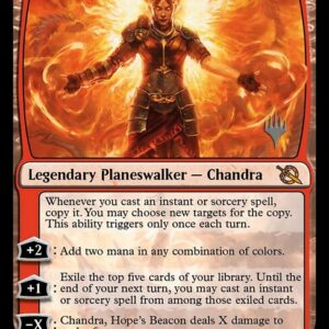 March of the Machine Promos - 134p - Chandra, Hope's Beacon - Mythic - R - Non-foil - Promo (Front)