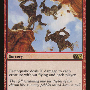 Magic 2010 - 134 - Earthquake - Rare - R - Non-foil (Front)