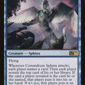 Magic 2011 - 51 - Conundrum Sphinx - Rare - U - Non-foil (Front)
