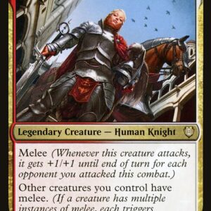 Phyrexia: All Will Be One Commander - 114 - Adriana, Captain of the Guard - Rare - WR - Non-foil (Front)