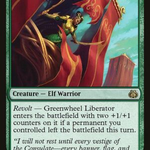 Aether Revolt - 108 - Greenwheel Liberator - Rare - G - Non-foil (Front)