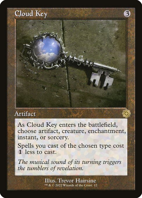The Brothers' War Retro Artifacts - 12 - Cloud Key - Rare - C - Non-foil (Front)