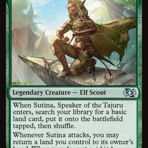 Foundations Jumpstart - 56 - Sutina, Speaker of the Tajuru - Uncommon - G - Non-foil (Front)