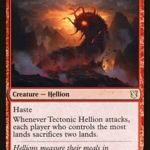 Commander 2019 - 29 - Tectonic Hellion - Rare - R - Non-foil (Front)