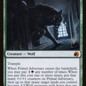 Innistrad: Midnight Hunt Promos - 194p - Primal Adversary - Mythic - G - Foil - Promo (Front)