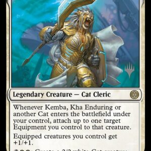 Phyrexia: All Will Be One Promos - 19p - Kemba, Kha Enduring - Rare - W - Non-foil - Promo (Front)