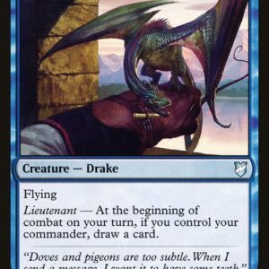Commander 2018 - 10 - Loyal Drake - Uncommon - U - Non-foil (Front)