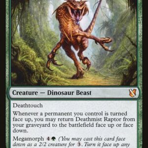 Commander 2019 - 160 - Deathmist Raptor - Mythic - G - Non-foil (Front)