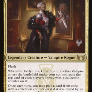 Streets of New Capenna Promos - 184p - Evelyn, the Covetous - Rare - Multi - Non-foil - Promo (Front)