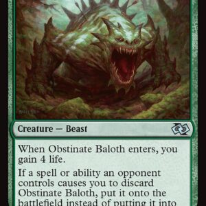 Foundations Jumpstart - 692 - Obstinate Baloth - Uncommon - G - Non-foil (Front)