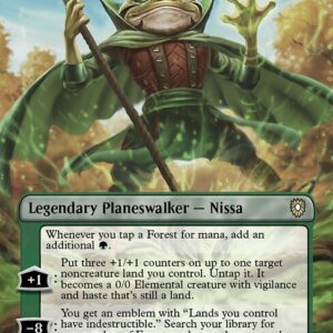 Bloomburrow Commander - 84 - Nissa, Who Shakes the World - Rare - G - Non-foil (Front)