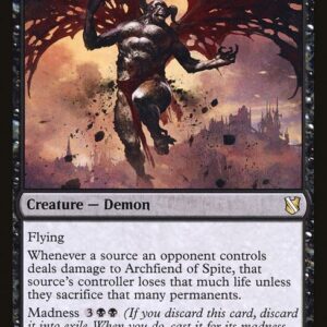 Commander 2019 - 14 - Archfiend of Spite - Rare - B - Non-foil (Front)