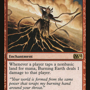 Magic 2014 - 130 - Burning Earth - Rare - R - Non-foil (Front)