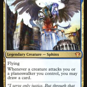 Commander 2020 - 217 - Isperia, Supreme Judge - Mythic - WU - Non-foil (Front)