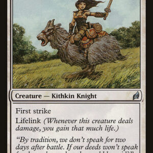 Lorwyn - 28 - Knight of Meadowgrain - Uncommon - W - Non-foil (Front)