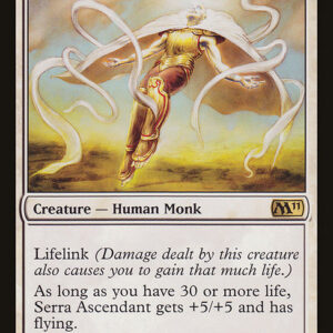 Magic 2011 - 28 - Serra Ascendant - Rare - W - Non-foil (Front)