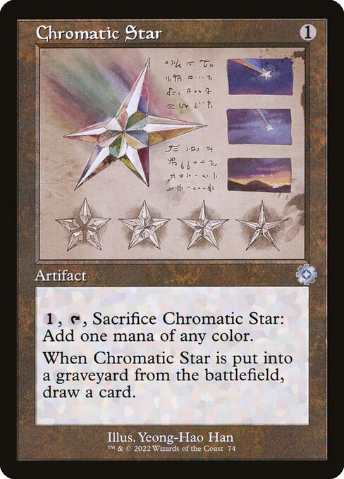 The Brothers' War Retro Artifacts - 74 - Chromatic Star - Uncommon - C - Foil (Front)