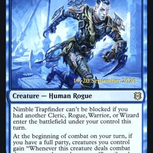 Zendikar Rising Promos - 72s - Nimble Trapfinder - Rare - U - Foil - Datestamped Promo (Front)