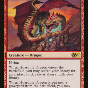 Magic 2011 - 144 - Hoarding Dragon - Rare - R - Non-foil (Front)