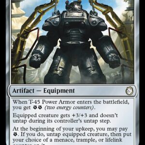 Fallout - 145 - T-45 Power Armor - Rare - C - Non-foil (Front)