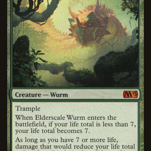 Magic 2013 - 167 - Elderscale Wurm - Mythic - G - Non-foil (Front)