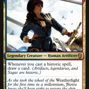 Dominaria Promos - 197s - Jhoira, Weatherlight Captain - Mythic - UR - Foil - Datestamped Promo (Front)