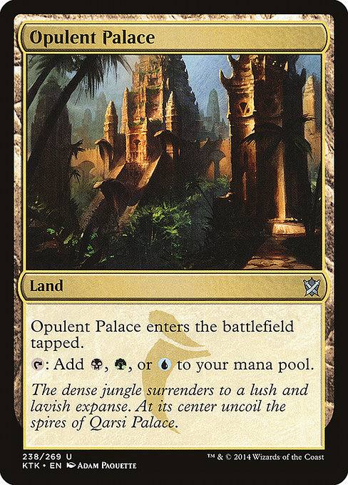 Khans of Tarkir - 238 - Opulent Palace - Uncommon - C - Non-foil (Front)