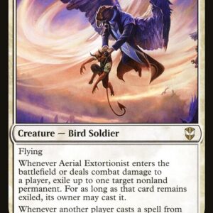 New Capenna Commander - 11 - Aerial Extortionist - Rare - W - Non-foil (Front)