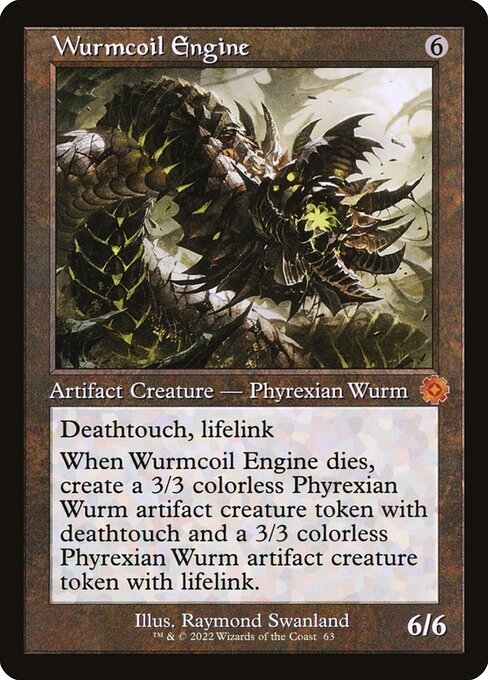 The Brothers' War Retro Artifacts - 63 - Wurmcoil Engine - Mythic - C - Non-foil (Front)