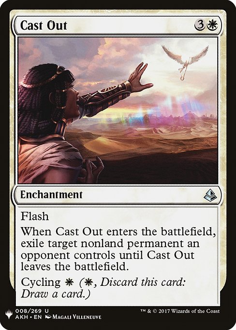 The List - AKH-8 - Cast Out - Uncommon - W - Non-foil (Front)