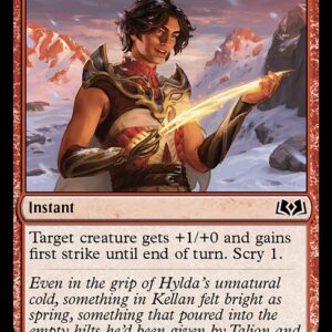 Wilds of Eldraine - 138 - Kindled Heroism - Common - R - Non-foil (Front)