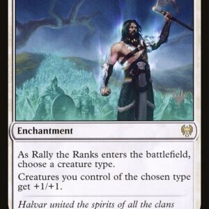 Kaldheim Promos - 20p - Rally the Ranks - Rare - W - Foil - Promo (Front)