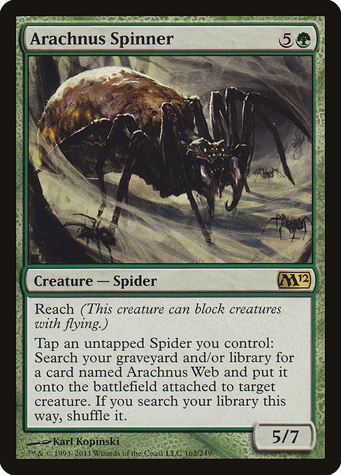 Magic 2012 - 162 - Arachnus Spinner - Rare - G - Foil (Front)