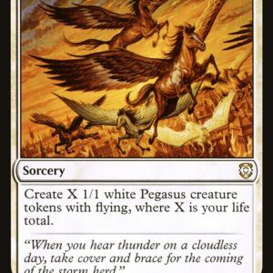 Kaldheim Commander - 33 - Storm Herd - Rare - W - Non-foil (Front)