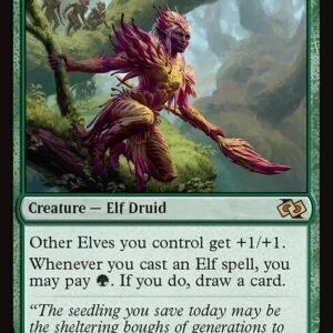 Foundations Jumpstart - 683 - Leaf-Crowned Visionary - Rare - G - Non-foil (Front)