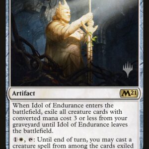 Core Set 2021 Promos - 23p - Idol of Endurance - Rare - W - Foil - Promo (Front)