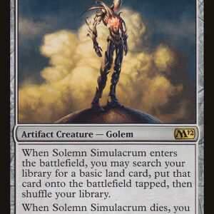 Magic 2012 - 217 - Solemn Simulacrum - Rare - C - Non-foil (Front)