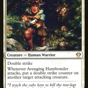 Commander 2020 - 22 - Avenging Huntbonder - Rare - W - Non-foil (Front)