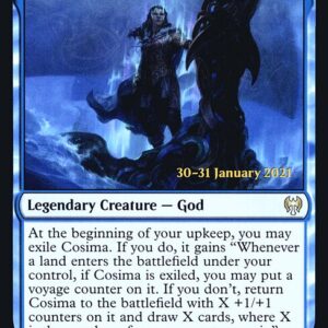 Kaldheim Promos - 50s - Cosima, God of the Voyage // The Omenkeel - Rare - C - Foil - Datestamped Promo (Front)